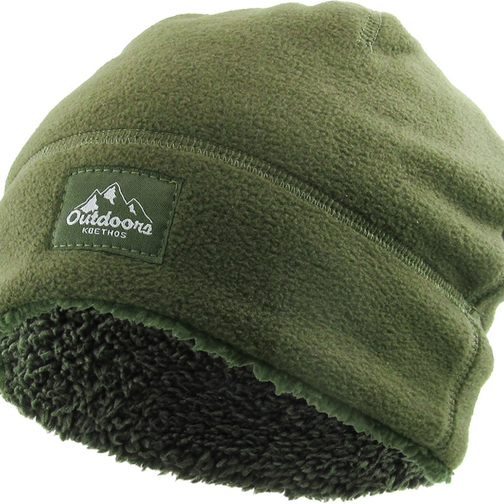 Fleece Beanie Sherpa Fleece Lined